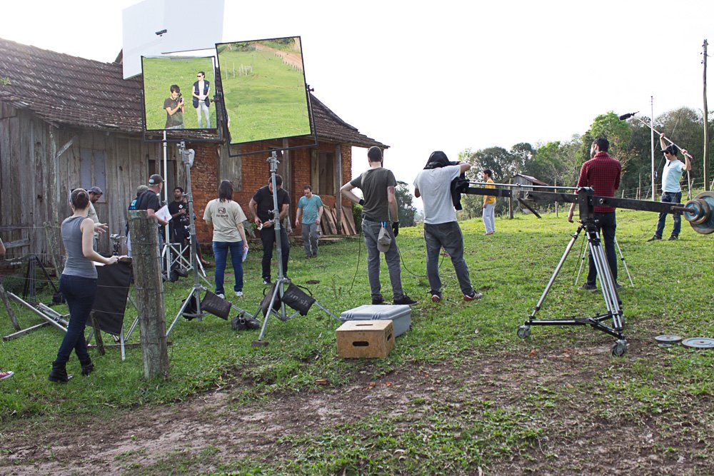Set do curta-metragem Poeira
